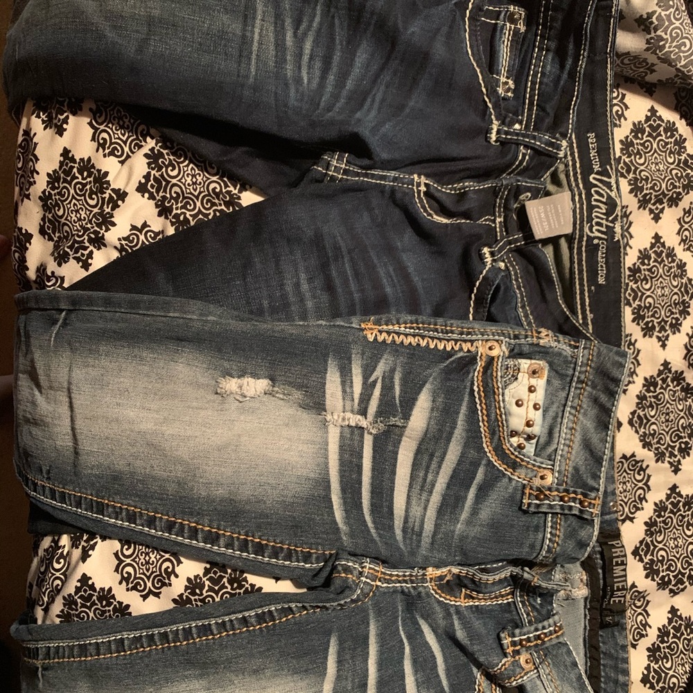 2 pairs skinny jeans